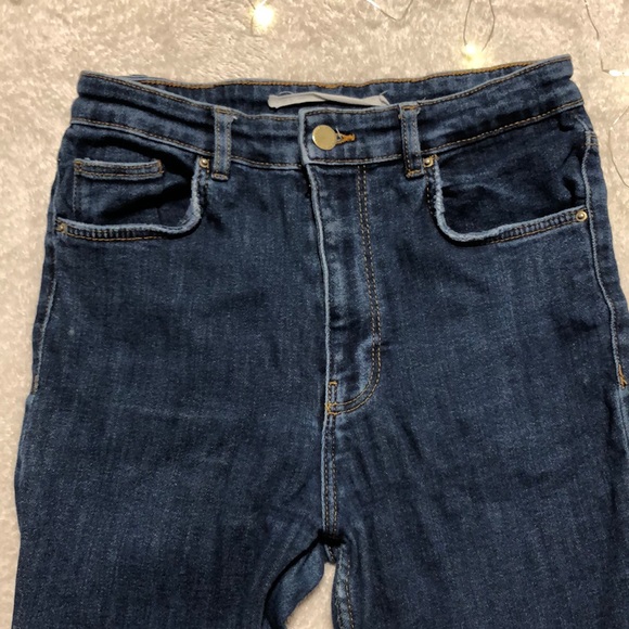 Zara dark blue high waisted skinny jeans ❤️ - Picture 4 of 4